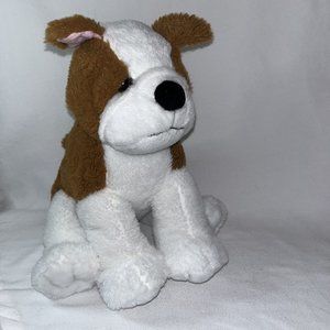 The Bear Factory Brown White English Bulldog Approx 10 Inch Plush Stuffed 2001